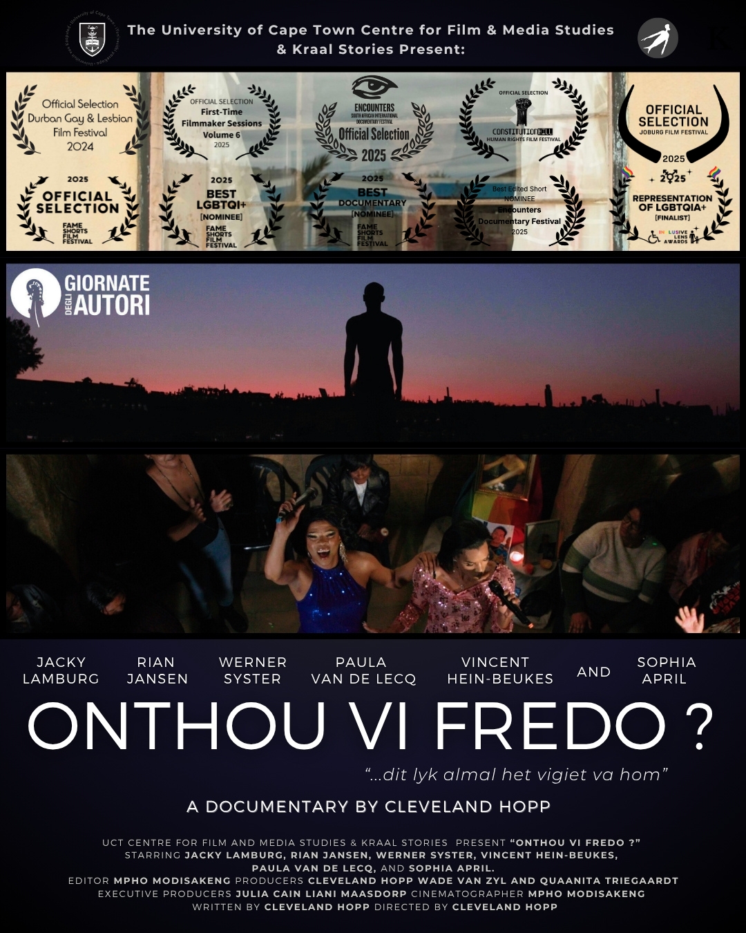 ONTHOU VI FREDO? Award Image